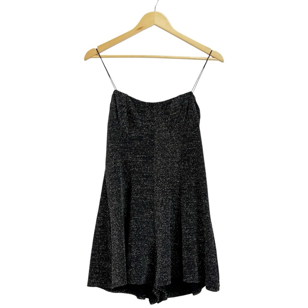 Urban Outfitters Black Sparkle Romper